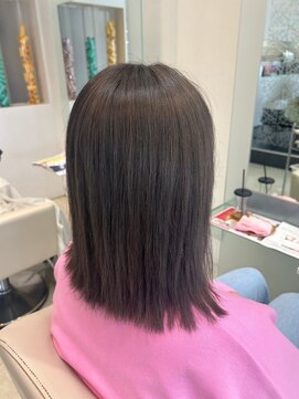 カイム ヘアー(Keim hair) 切りっぱなしロブ/透明感カラー/ニュアンスカラー/グレージュ/夏