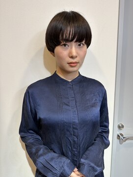 イオエ(ioe) 黒髪/ボブルフ/ネビージュ/小顔/ワンレン/髪質改善/グレージュ