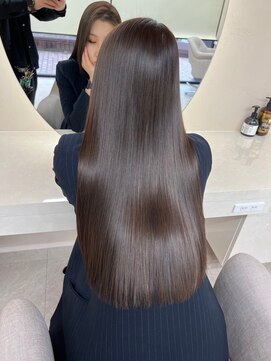 ドロシー 郡山桑野店(Dorothy) 黒髪ボブルフネビージュ小顔ワンレン