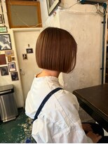 スリースリーナイン ヘアーアンドメイク(339 hair&make)&nbsp;美髪/縮毛矯正+カットで マイナス○○歳！ 地毛風ナチュラルボブ