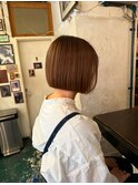 美髪/縮毛矯正+カットで マイナス○○歳! 地毛風ナチュラルボブ