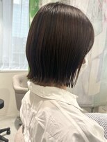 ラ ジェム(la gemme)&nbsp;【茶屋町】ミニボブ/切りっぱなし/透明感カラー