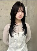 mayu指名で叶う//韓国風レイヤーカットハッシュカットワンカール
