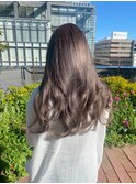 20代30代40代大人可愛い韓国ヘアミルクティハイトーン
