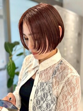 ムーン バイ ケンジ(moon by KENJE) 【hishida】前下がりボブ/カシスブラン/ミニボブ