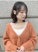 大人かわいい外ハネボブ耳かけ髪質改善
