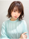 大人可愛いナチュラルショートボブ