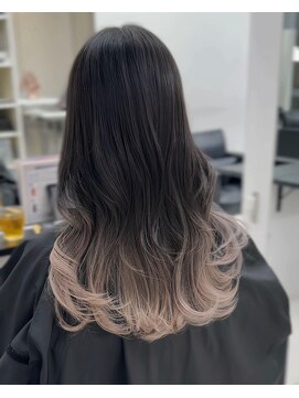 アライブ ハラジュク(ALIVE harajuku) グラデーションカラーバレイヤージュインナーカラー　ryota