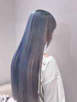 ベレーザ 渋谷(BELEZA) 16077ブリーチ&ダブルカラー渋谷エンドカラーラウンドバング