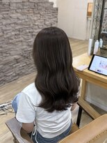 ヘア カンパニー トワ 千葉店(TOWA)&nbsp;千葉/千葉駅/ダブルカラー/オリーブグレー/黒髪/ヘッドスパ