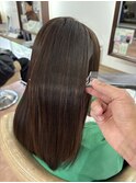 髪質改善×縮毛矯正+髪質改善カラー【出水裕大】