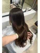 ビューバイネオリーブ 用賀店(Beau'r by neolive)&nbsp;黒髪クラゲヘアーオリーブグレー小顔ココアベージュ[用賀]