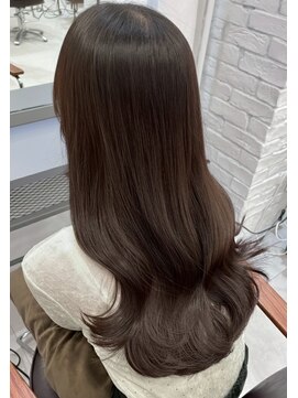 シアーな透明感カラー×小顔みえ似合わせレイヤー【西梅田】