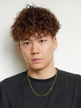 ログ(LOG) 波巻きパーマ メンズパーマ ツーブロ 束感 高松