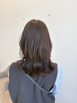 マレット(mullet.)&nbsp;大人可愛いミディアムレイヤー◇くびれシフォンブラウン