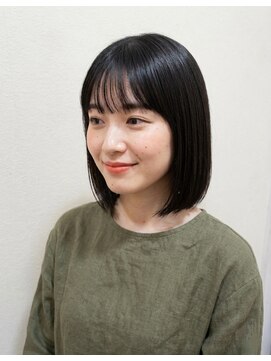 ココカラヘアー プラス(cococara‐hair plus) 丸みボブ/髪質改善ストレート/前髪あり