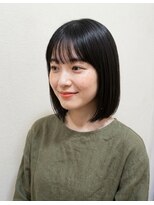 ココカラヘアー プラス(cococara‐hair plus) 丸みボブ/髪質改善ストレート/前髪あり