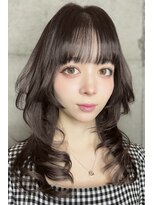 リークフー(Ree cu fuu)&nbsp;グレージュ×ウルフ×ハッシュカット×小顔/秋カラー先取り