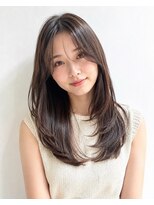 フィールヘアー 樟葉店(Feel hair)&nbsp;大人可愛いセミロングストレート×髪質改善トリートメント