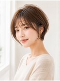 レイヤーボブ髪型20代30代40代50代前髪あり前髪なし面長丸顔大宮