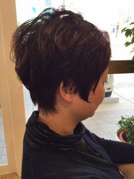 ポート(PORT) ゆるフワショート×上品プリカール◎20代30代40代50代