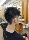 ツーブロmen'sファッションヘアスタイル