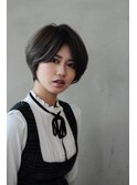 貴恵ネープのショートボブ センターパートver.