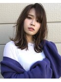 ラベンダーブラウン×ミディアム