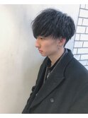 毛先軽めマッシュ