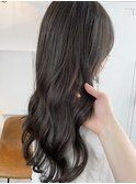 オリーブグレージュ イルミナカラー ブリーチなし