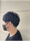 20代30代メンズツイストパーマ束感トラッドオシャレ感ショート