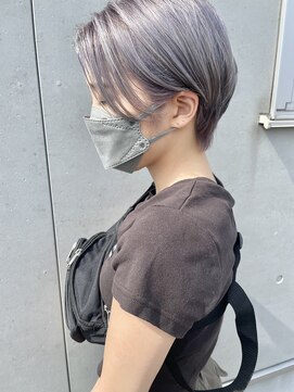 ヒュー(HUE) ラベンダーグレージュ　ハイトーンカラー