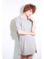 アディクト 東陽町西口(addict)&nbsp;絶壁解消！大人可愛い＿ゆるふわショート＿ベージュ＿［東陽町］