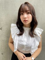 イオエ(ioe)&nbsp;黒髪/ボブルフ/ネビージュ/小顔/ワンレン/髪質改善/グレージュ