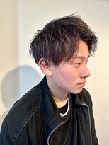 マリン(Marine)&nbsp;20代30代メンズカットレッドカラーパーマ風セット