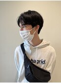 【ハクラ】ハンサムショート 根元パーマ メンズヘア パーマ