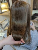 ヘアリゾート粋 ウナム 新宿東口店(enam)&nbsp;透明感イルミナカラー×艶髪ストレート