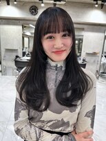 サイン 渋谷(SIGN)&nbsp;ザクザクレイヤーカット巻き方簡単ミディアムロング韓国表参道