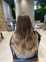 ポラリス(Polaris)&nbsp;佐賀　グラデーションカラー/ミルクティー/巻き髪/ロング