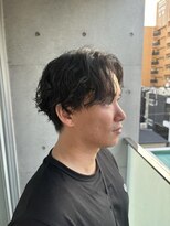 メンズサロン ウエストサイドカットクラブ(Men's West Side Cut Club) ゆるパーマ×センターパート
