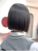縮毛矯正で作るタイトなシルエット～ストンボブ～