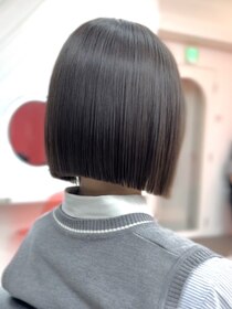 ロンドヴァリー 渋谷店(Lond vallee) 縮毛矯正で作るタイトなシルエット～ストンボブ～