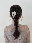 モテ髪！ポニーテール編みおろしヘアアレンジ