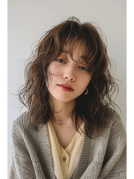 ラナ 新宿(lana) 韓国レイヤー/顔まわり/レイヤーカット【lana hair 新宿】