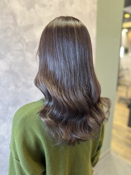 ザ ラブズ ラフズ ヘアー 本店(the loves laughs hair) 春カラー/ラベンダーグレージュ/ミディアムスタイル