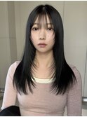 xレイヤーカット/イメチェン/ホワイトブロンド/外ハネボブ/美髪/