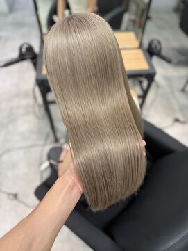 リンドトウキョウ(LINDO TOKYO) 色落ちまで綺麗なミルクティーベージュ