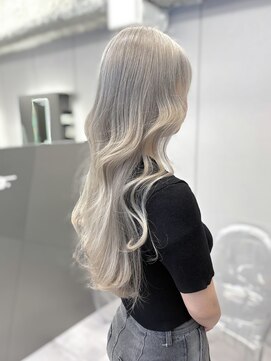 ロテ 名古屋 名駅店(Lote.) くびれヘア/アプリコットオレンジ/ハイライトカラー/名古屋/名駅