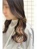 インナーエクステ１２本＋カット＋トリートメント
