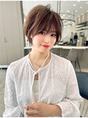 束間ある王道ひし形ショートヘア